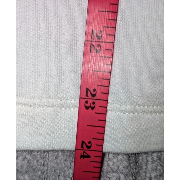 Madewell White Crew Neck Balloon Sleeve Sweatshirt Top Size L NWT $78 - Picture 7 of 11